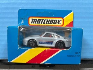 1/64 MATCHBOX SUPERFAST VINTAGE PORCHE 959 MB7 SILVER - Picture 1 of 2