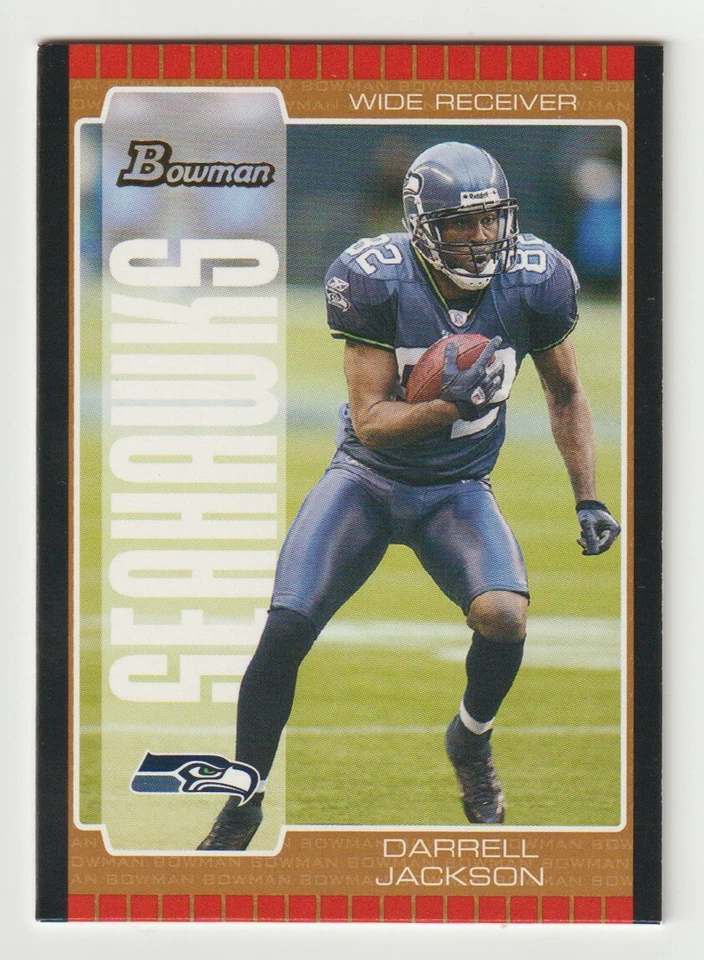 Darrell Jackson - Seattle Seahawk - Bronze (NFL)  2005 Bowman Football # 80 Mint - Image 1 of 1