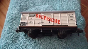 Fleischmann A 1212 Güterwagen Seefische Made in US Zone Germany Waggon HO in OVP - Bild 1 von 6