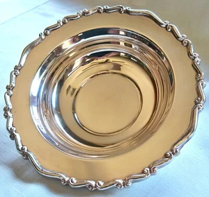 FB ROGERS 1883 VERSILBERTE SERVIERSCHALE 7-3/4 ZOLL - Bild 1 von 5