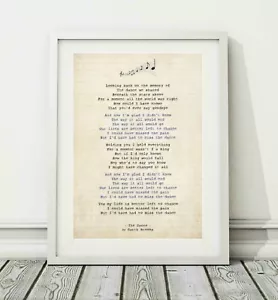 Garth Brooks - The Dance - Song Lyric Art Poster Print - Sizes A4 A3 - Picture 1 of 3