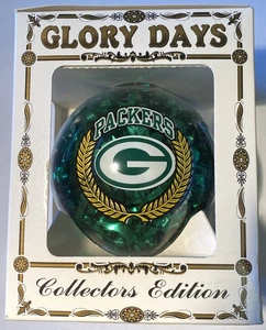 Sparkly ‘Glory Days’ Green Bay Packers Christmas Tree Ornament - Original Box - Picture 1 of 2