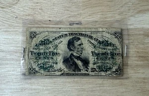1863 Fractional Currency Obsolete 25c - Picture 1 of 4
