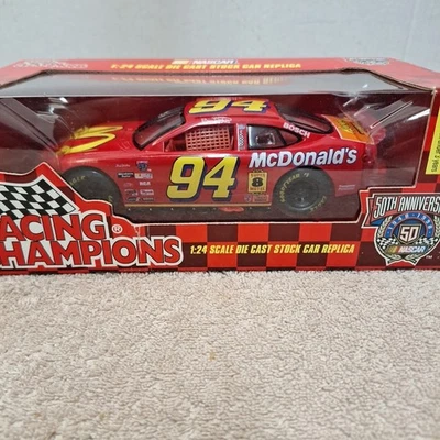 Bill Elliott #94 McDonalds Ford Taurus 1998 Nascar 50º 1/24 DieCast  Foto 1 de 4