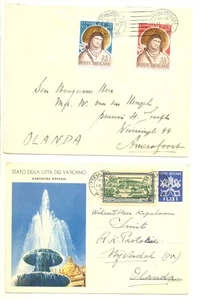 VATICAN 1937/1959 - 7 x COVER/CARD -F/VF  - Picture 1 of 6