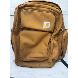 Carhartt Brown Backpack Work School Book Bag Travel Durable - Picture 1 of 6