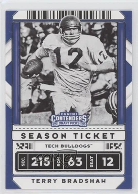 2020 Panini Contenders Draft Picks Terry Bradshaw #94 HOF - Image 1 of 2
