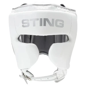 Sting Viper X Gel Full Face Boxing Head Guard - White/Silver - Picture 1 of 4
