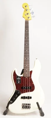 Fender American Professional II 4-String Jazz Bass (Left-Hand, Olympic White) - Image 1 of 4