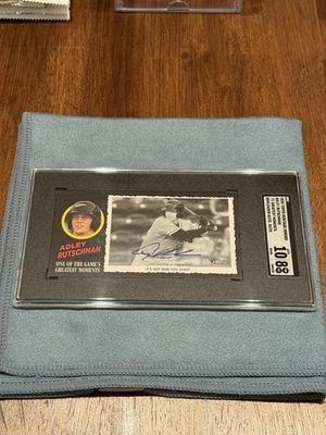 2020 Topps Heritage Minors Adley Rutschman ‘71 Greatest Moments Auto #’d 25/25 - Image 1 of 3