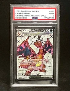 POKÉMON PSA COMO NUEVO 9 #056 2023 POKÉMON SVP EN CHARIZARD EX COLECCIÓN PREMIUM - Imagen 1 de 2
