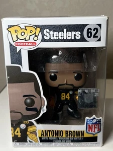 Funko Pop! NFL 2017 Pittsburgh Steelers Antonio Brown #62 w/Protector - Picture 1 of 8