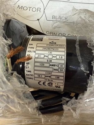 24A-D Series Parallel Shaft DC Gearmotor #24A2BEPM-D3 BRAND NEW!! - Image 1 of 4