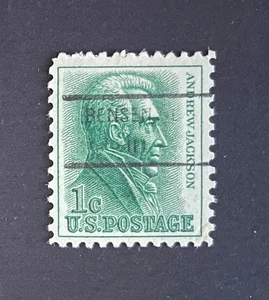 Bensenville, Illinois Type 825 Precancel - 1 cent Jackson - U.S. #1209 - IL - Picture 1 of 1