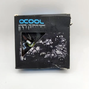 Lot of 5 Alphacool 17226 Eiszapfen 16/10mm Compression Fitting G1/4 - Deep Black - Afbeelding 1 van 14