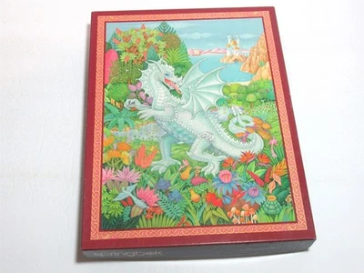 Complete Vtg Springbok 500 pc Puzzle The Land Of The Dragons PZL4172 - Image 1 of 4