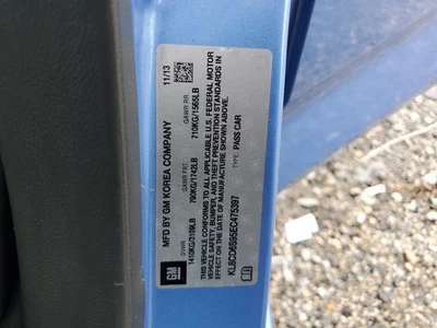 Chevrolet Spark ECM 2014 módulo de control electrónico VIN P 116 k usado Foto 1 de 4