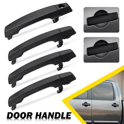 Exterior Door Handle Outside for Black 2004-2015 Nissan Infiniti Rear Front LHRH - Image 1 of 4