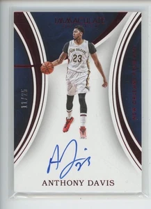 ANTHONY DAVIS AUTOMÁTICO/25 2015-16 PANINI ROJO RUBÍ INMACULADO EN TARJETA AUTÓGRAFO SP - Imagen 1 de 2