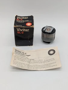 Disparador remoto flash Vivitar SL-2 en caja original con instrucciones sin probar  - Imagen 1 de 10