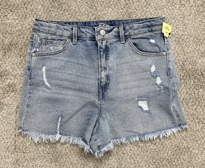 Girls Art Class Denim Distressed Jean Shorts Size XXL (18) NWT  - Picture 1 of 8