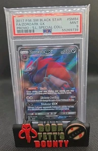 2017 P.M. SM Black Star FA/Zoroark GX #SM84 PSA 9 - Picture 1 of 2