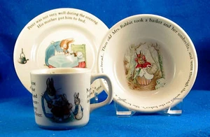 Wedgwood: 3-piece Peter Rabbit Child's Place Setting English  - Picture 1 of 1