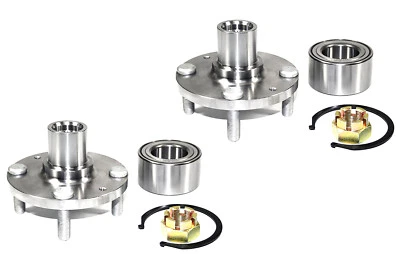 2 kits de cojinetes de cubo de rueda delantera para clips de retención de tuercas Hyundai Accent Kia Rio Foto 1 de 4