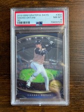 2018 Shohei Ohtani /499 BBM 3D GRATEFUL DAYS #3D2 PSA 8