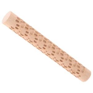 Rodillo de madera molde decorativo arcilla textura rollo estampillas para - Imagen 1 de 12