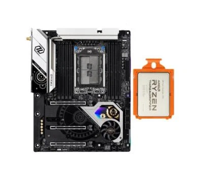 ASRock TRX40 Taichi Motherboard + AMD Ryzen Threadripper 3970X 32c/64t 3.7GHz - Image 1 of 4