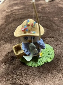 Sonshine Promises “Fishing Calms The Soul”Bluebird Numbered Figurine # 0699 - Picture 1 of 8