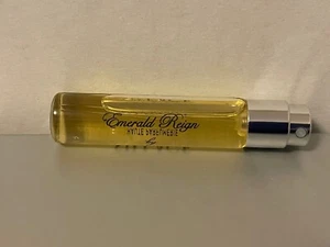 House of Sillage Emerald Reign Parfum 8ml/.27 fl oz Travel spray refill silver - Picture 1 of 2