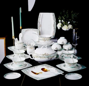 Ceramic Dinner Set - Fine Bone China - Picture 1 of 8