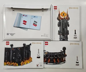 LEGO ICONS 10333 The Lord of the Rings: Barad-Dur Instruction Booklets Complete - Picture 1 of 5