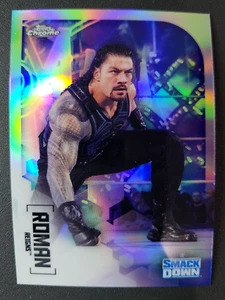 2020 Topps Chrome WWE REFRACTOR #50 ROMAN REIGNS - Picture 1 of 2