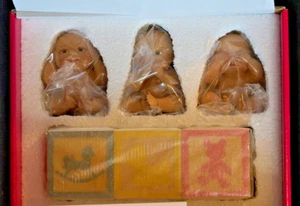 "Muñecas/caja/AUTENTICIDAD" Marie Osmond Weebies Babies "Escucha, ve, habla no mal" #2964 - Imagen 1 de 3