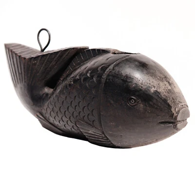 Antique Japanese Fish Shaped Yokogi - Image 1 of 4