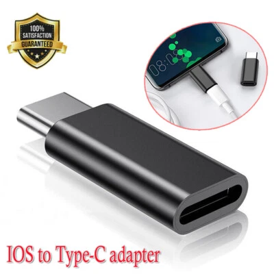 USB-C Female to Type C Male Converter Fast Charging Adapter For iPhone 16 iPad   - Image 1 of 4