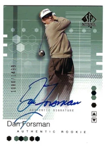Autógrafo Dan Forsman Rookie 2002 SP firma auténtica #1080/1499 - Imagen 1 de 2