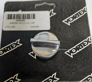 Chrome Yamaha Most Model's R1 R6 R6S FZ1 YZF Vortex Oil Filler Cap with O-ring - Picture 1 of 1