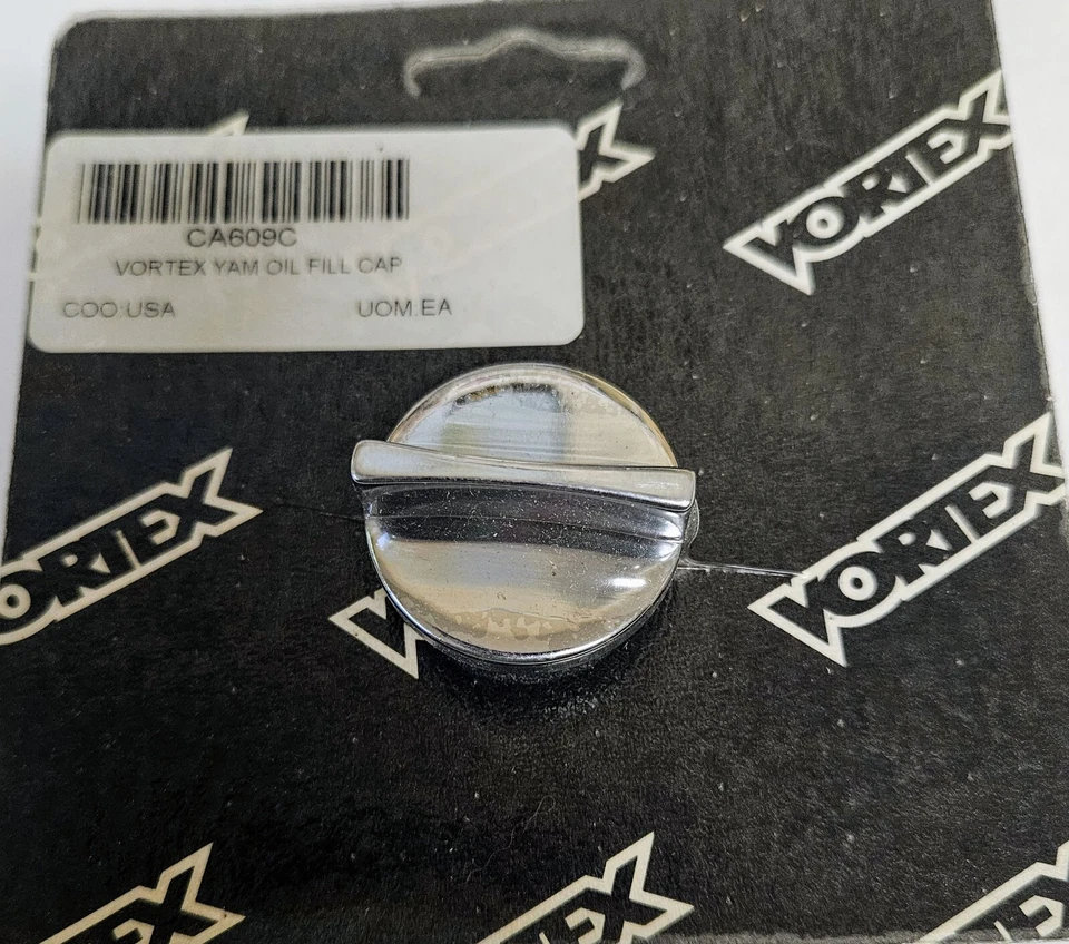 Tapa de llenado de aceite de vórtice cromada Yamaha más modelos R1 R6 R6S FZ1 YZF con junta tórica Foto 1 de 1