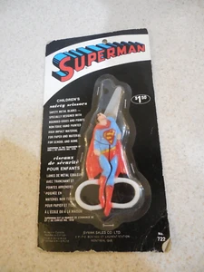 Vintage 1978 Symak Superman Kinder Sicherheitsschere NOS MOC Canada DC - Bild 1 von 9