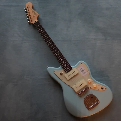 Fender Made in Japan Junior Collection Jazzmaster Rosewood Satin Daphne Blue - Image 1 of 4