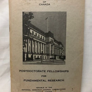 Vintage 1954 National Research Council of Canada Booklet University of Saskatoon - Picture 1 of 13