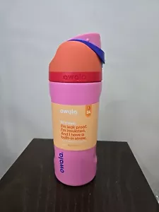 Owala Kids FreeSip Stainless Steel Water Bottle / 16oz / Color: Fruit Punch - Picture 1 of 10