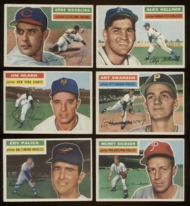 1956 Topps SCARCE #204 Swanson (grey back) in ~ExMt Condition - Picture 1 of 2