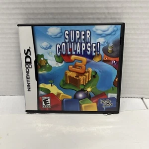 Nintendo DS Super Collapse 3 Mumbo Jumbo Caja y Manual Solo, Sin Juego - Imagen 1 de 3