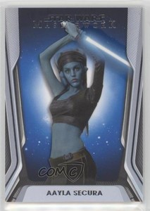 2021 Topps Star Wars Masterwork Blue Aayla Secura #1 3c2