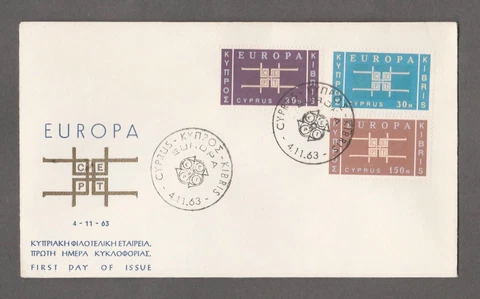 Cyprus 1963 Europa pictorial FDC Cover